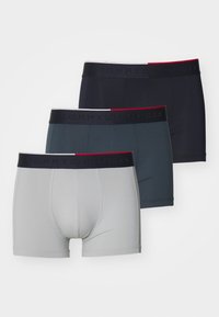 Tommy Hilfiger TRUNK 3 PACK - Boxer brief - desert sky/mil denim/antique silver