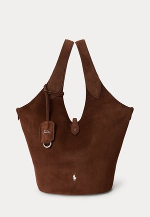 Polo Ralph Lauren, POLO PLAY SUEDE TOTE - Cabas - brown