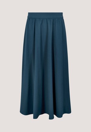 Apricot, BRUSHED TWILL A-LINE MIDI SKIRT - А-образна пола - teal