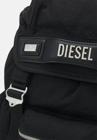Diesel LOGOS BACKPACK UNISEX - Rugzak - black/zwart - Zalando.nl