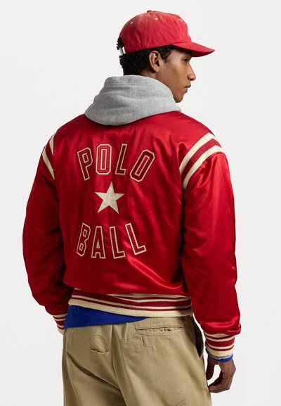 Polo Ralph Lauren POLO BALL SATIN RALLY JACKET - Μπουφάν τύπου bomber - ralph red