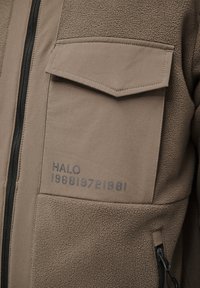 HALO PANELED - Fleecejacka - chocolate chip