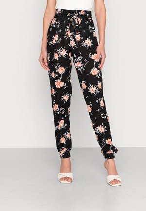 KAVILIA AMBER PANTS - Pantalones - black/peach