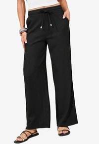 Lipsy - REGULAR FIT - Kelnės - black Miniatiūros vaizdas 1