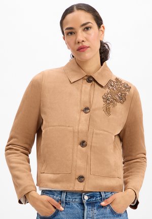 Leichte Jacke - camel