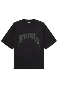 FAVELA AVES - Μπλουζάκι με στάμπα - black