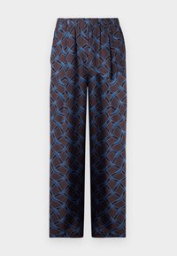 CHECKED PAJAMA PANTS ELASTICATED - Trousers - multi coloured