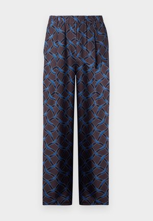 CHECKED PAJAMA PANTS ELASTICATED - Trousers - multi coloured