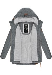 Ragwear ZUZKA - Cappotto invernale - grey zig zag