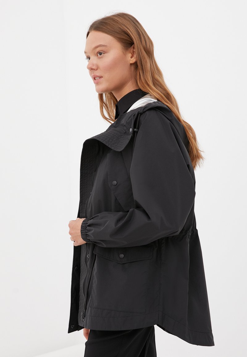 Damen Leichte Jacken | Finn Flare Outdoorjacke black/schwarz - UZ04902 Damen Leichte Jacken | Finn Flare Outdoorjacke black/schwarz - UZ04902