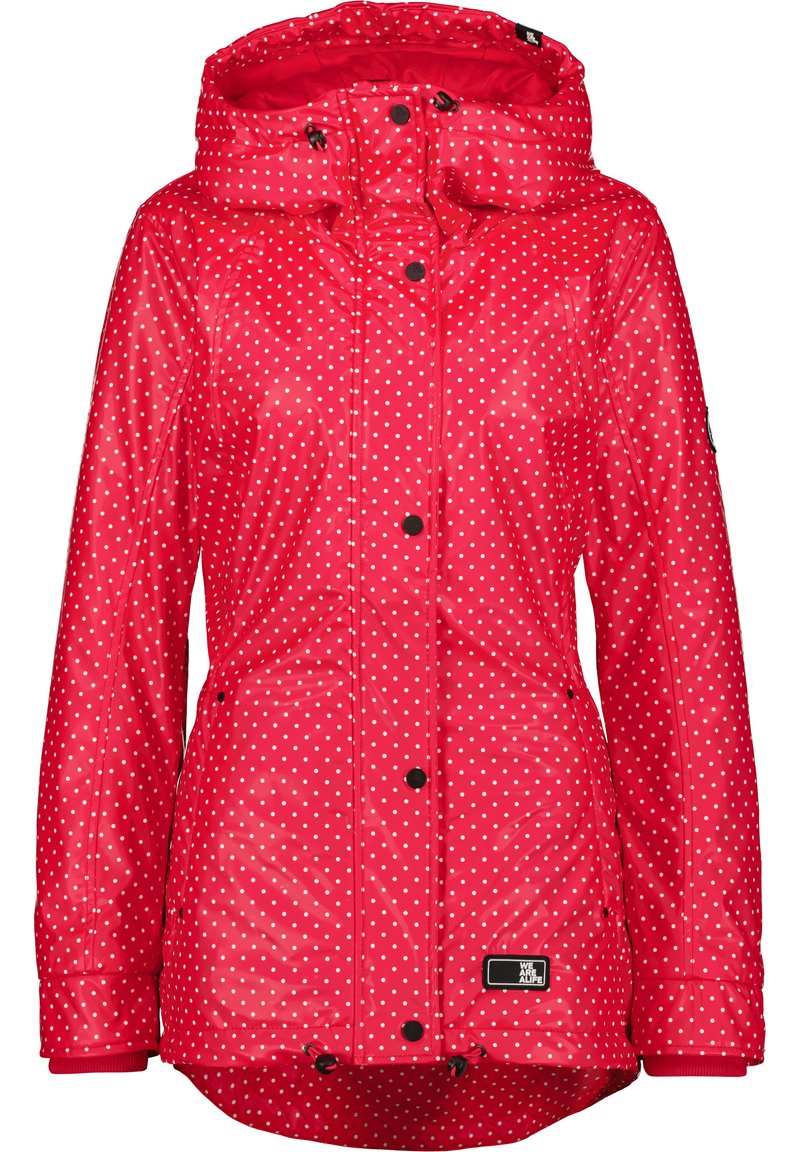 alife & kickin Regenjas donkerroze