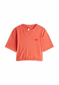 Unselected, bright vermillion