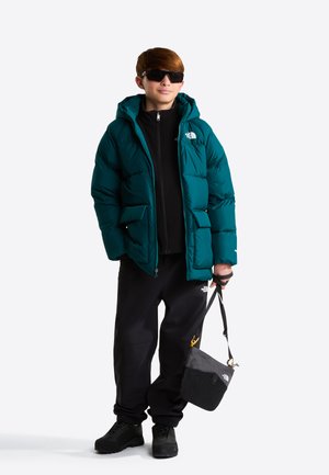 The North Face, TEEN LINED SHORT UNISEX - Пухено палто - pacific teal