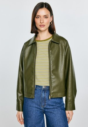 OBERBEKLEIDUNG MACKENZIE - Bunda z umělé kůže - grün