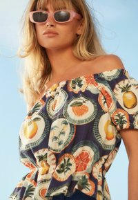 Next Pluus - blue fruit print