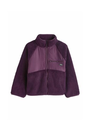 REGULAR FIT - Fleecejakke - dark purple