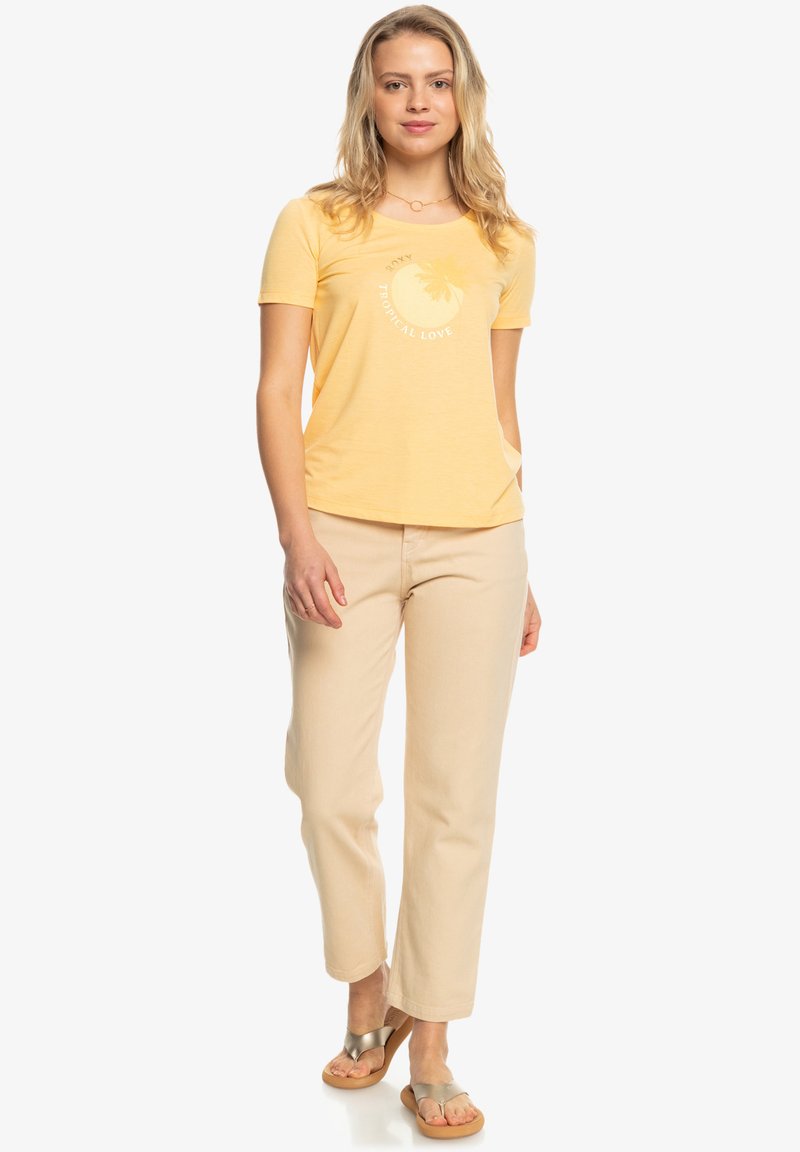 Roxy T-shirt print oranje Roxy T-shirt print oranje