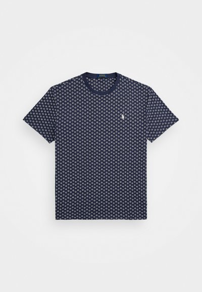 Polo Ralph Lauren CLASSIC FIT THISTLE PRINT JERSEY T-SHIRT - T-shirt imprimé - spring navy heather thistle