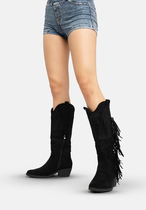 Cowboy-/Bikerboot - schwarz