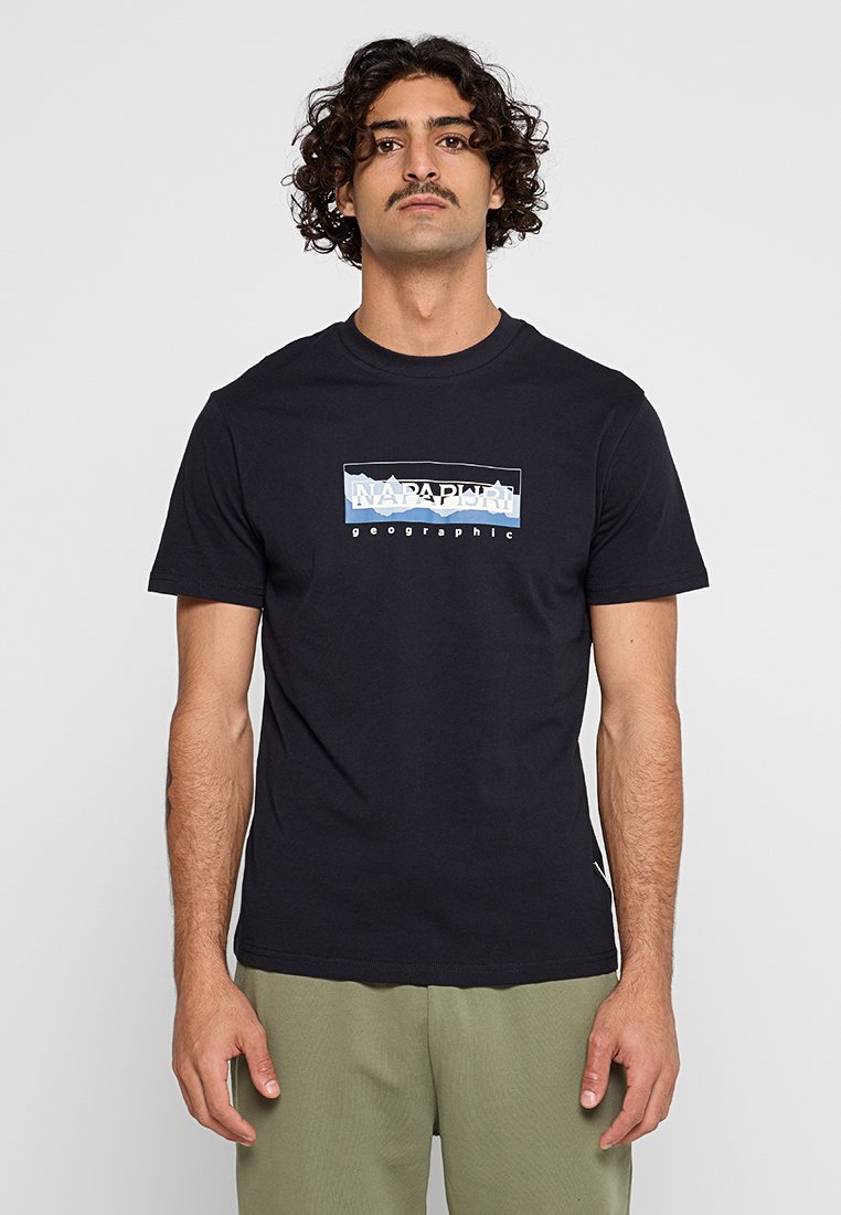 Napapijri T-shirt print zwart