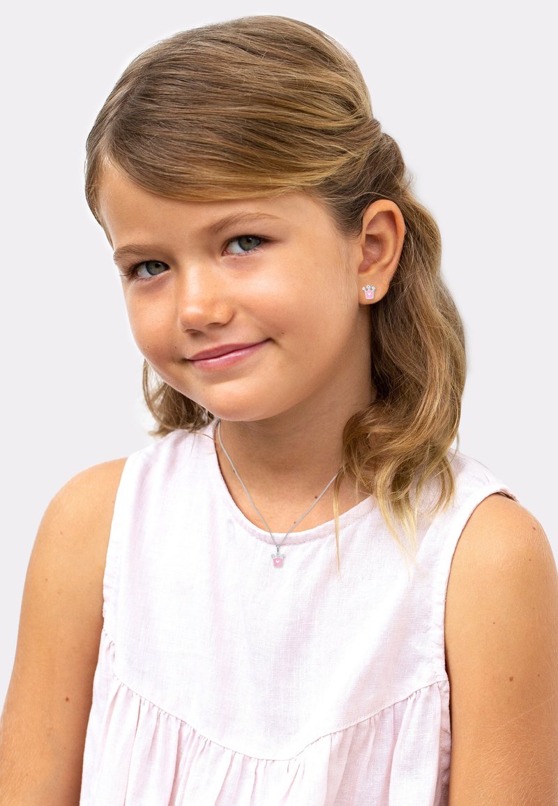 Kinder Uhren | Elli KINDER HERZ KRONE Ohrringe silber/silberfarben - HU62620 Kinder Uhren | Elli KINDER HERZ KRONE Ohrringe silber/silberfarben - HU62620