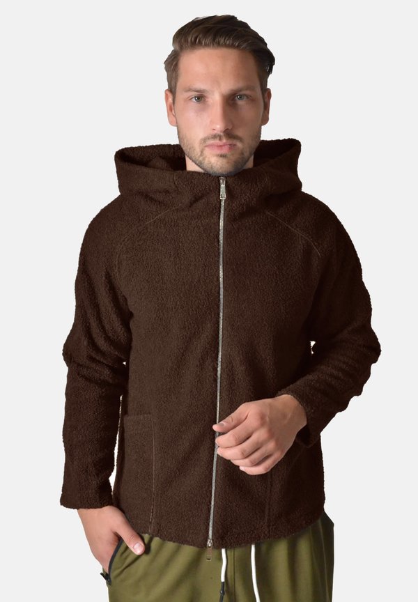 Fleecejacke - braun