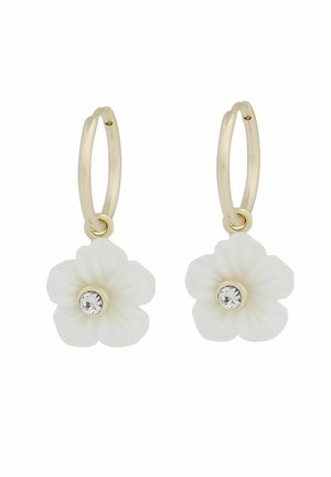 SNÖ of Sweden, FLORETTE PENDANT EAR - Earrings - g white