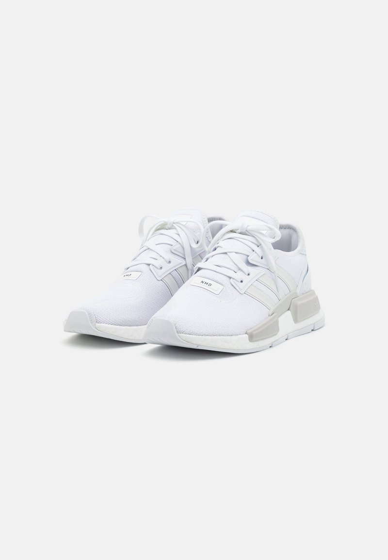adidas Originals NMD - Trainers - footwear white grey one core black/white  - Zalando.co.uk