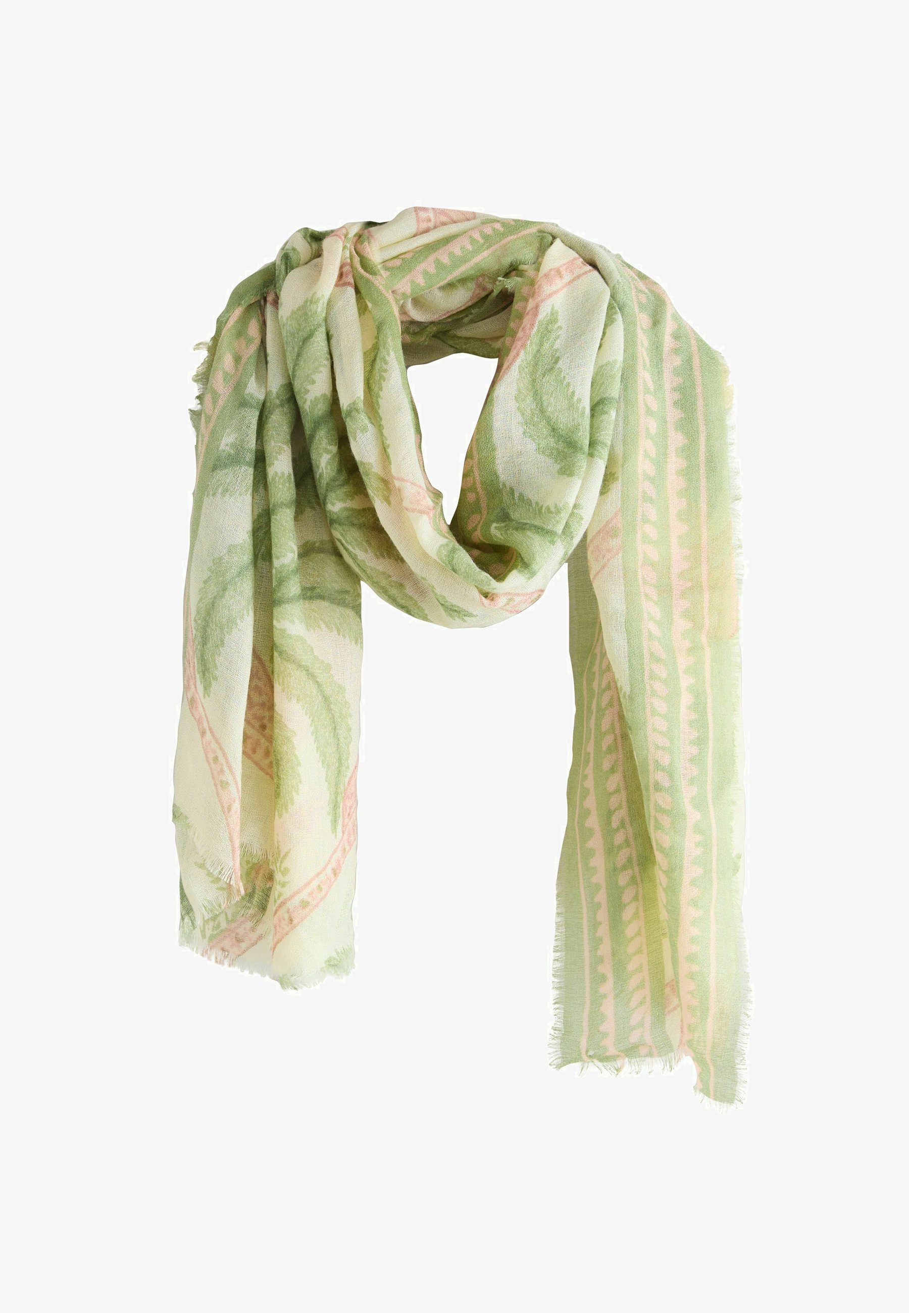 Sciarpa Lunga Donna Con Stampa Albero E Foglie - Scialle Leggero Azzurro 85x180 Cm, Morbido E Elegante, Regalo