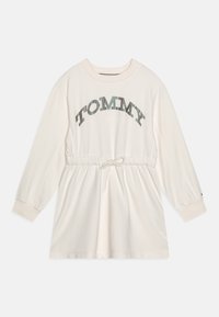 Tommy Hilfiger DOT DRESS - Vapaa-ajan mekko - ancient white