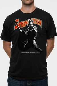 Paradiso Clothing BRUCE SPRINGSTEEN - Print T-shirt - black
