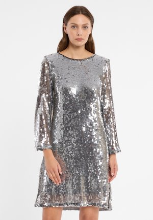 PAILLETTEN ABDA - Cocktailkleid/festliches Kleid - silber