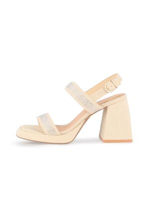 Sandalias de tacón - beige