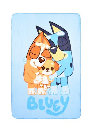 BLUEY - PLAID - Baby blanket - hellblau