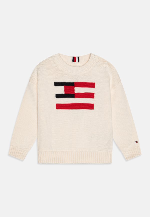 FLAG UNISEX - Jumper - ivory petal4