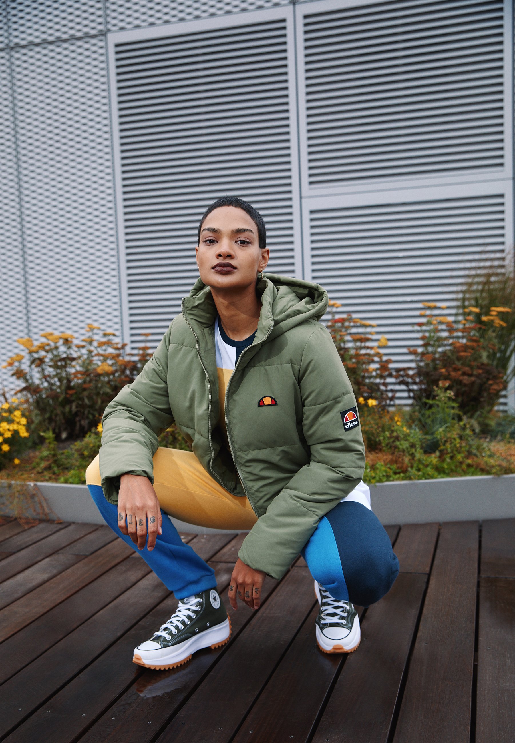 ellesse cropped jacket