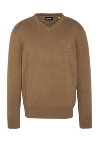 Schott PLBEAL - Strickpullover - camel