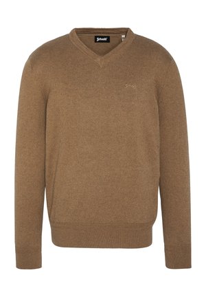 PLBEAL - Striktrøje - camel