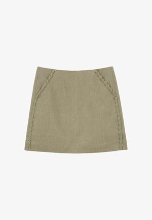 Reiss, REGULAR FIT - NIKITA WHIPSTITCH MINI SKIRT. - Minisukňa - khaki green