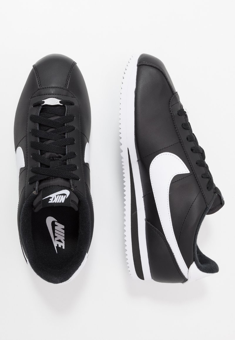 Sportswear CORTEZ BASIC - Zapatillas - black/white/metallic silver/negro - Zalando.es