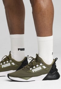 Puma RETALIATE 3 - Pantofi de alergare pe asfalt - olive- black