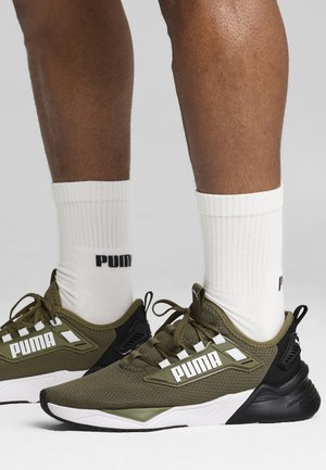 Puma RETALIATE 3 - Hardloopschoenen voor op de weg - olive- black