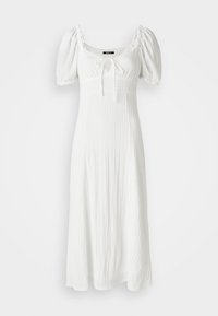 PUFF SLEEVE MIDI DRESS - Day dress - offwhite