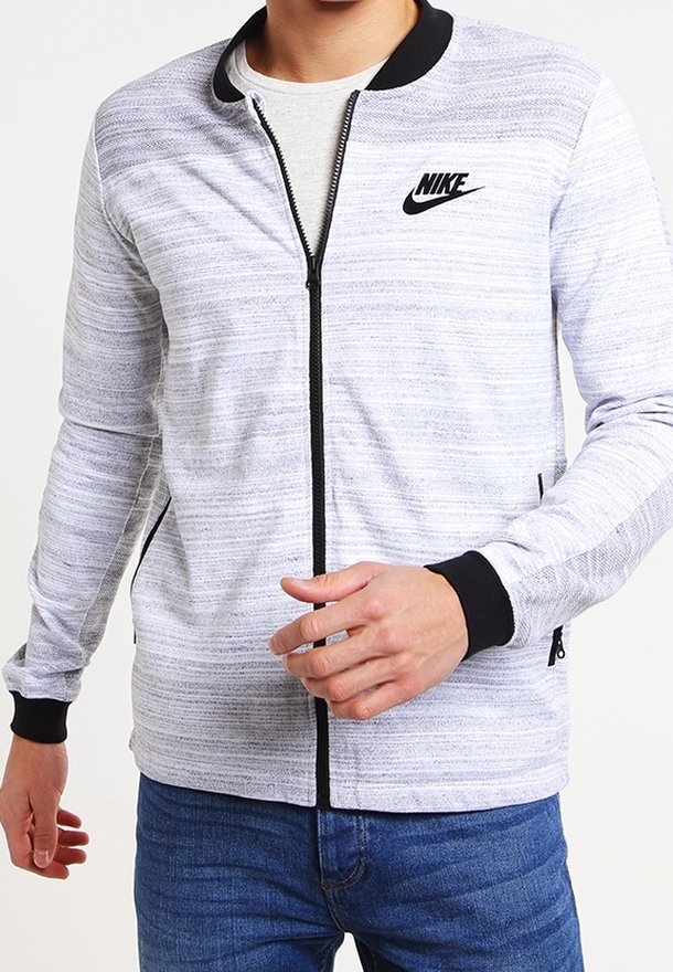 Nike Sportswear Tröja med dragkedja - white