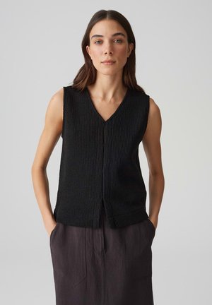 BOXY FIT - Top - black