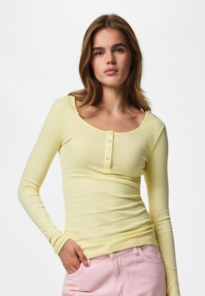 Pieces, PCKITTE  - Langærmet T-shirt - french vanilla