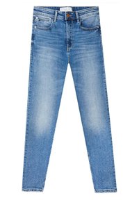 Stradivarius Vaqueros pitillo - light-blue denim