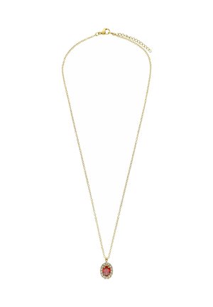 VINTAGE - Necklace - gold red