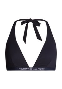Tommy Hilfiger TONAL LOGO STRIANGLE FIXED  - Gornji dio bikinija - desert sky