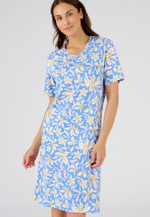 Damart PEIGNÉ - Camicia da notte - bleu feuillage